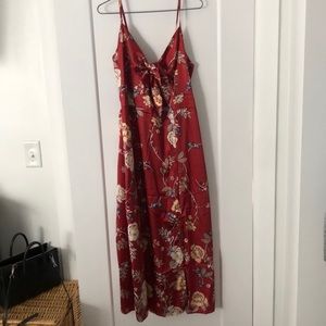 Brand new red silk dress from Amazon